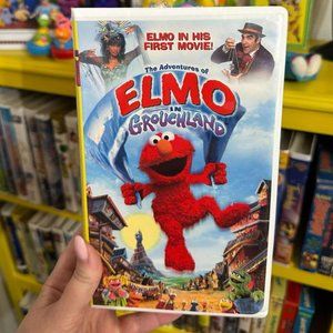 THE ADVENTURES OF ELMO‎ IN GROUCHLAND VHS